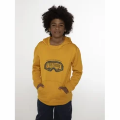 Sweat à Capuche Protest Boys Wizzet Jr Hoody Dark Yellow -Teva Boutique Wizzet20geel 4