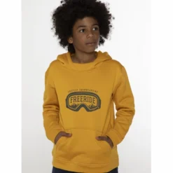 Sweat à Capuche Protest Boys Wizzet Jr Hoody Dark Yellow -Teva Boutique Wizzet20geel 6