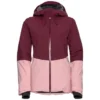 Veste De Ski Odlo Women Jacket Insulated Ski Bluebird S-Thermic Raspberry Fudge Boto Dolphin