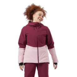 Veste De Ski Odlo Women Jacket Insulated Ski Bluebird S-Thermic Raspberry Fudge Boto Dolphin -Teva Boutique cn461902