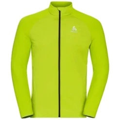 Veste Odlo Men Jacket Zeroweight Warm Hybrid Lime Green Black