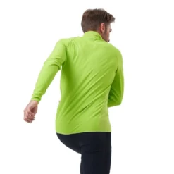 Veste Odlo Men Jacket Zeroweight Warm Hybrid Lime Green Black -Teva Boutique dc455442