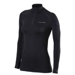 Sous-vêtement Thermique Falke Women Zip Tight Fit Black Noir
