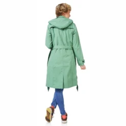 Imperméable Happy Rainy Days Geneve Frost Twill -Teva Boutique geneve frost groen twill back scaled 1