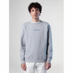 Pull North Sails Men Crewneck Sweatshirt With Graphic Grey Melange -Teva Boutique hi res 691069 0926 msfront1 750x