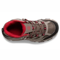 Chaussures De Randonnée Merrell Kids MOAB 3 Mid Waterproof Boulder Red -Teva Boutique mrlk mk265701 050321 ss22 top