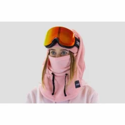 Cagoule Poederbaas Sport Performance Fleece Pink -Teva Boutique roze fleece balaclava van poederbaas facemask