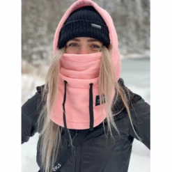 Cagoule Poederbaas Sport Performance Fleece Pink -Teva Boutique roze fleece balaclava van poederbaas facemask2028129