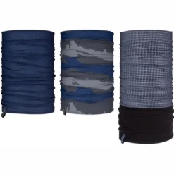 Foulards Avento Men Colsjaal Set Van 3 Active Bleu Marine/Anthracite