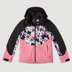 ONeill Veste De Ski O'Neill Girls Diamond Jacket Blue Ice Flower
