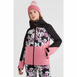 ONeill Veste De Ski O'Neill Girls Diamond Jacket Blue Ice Flower -Teva Boutique ski20jas20diamond20flower203