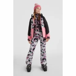 ONeill Veste De Ski O'Neill Girls Diamond Jacket Blue Ice Flower -Teva Boutique ski20jas20diamond20flower206