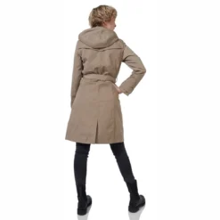 Imperméable Happy Rainy Days Geneve Camel Twill -Teva Boutique trenchcoat geneve camel twill back